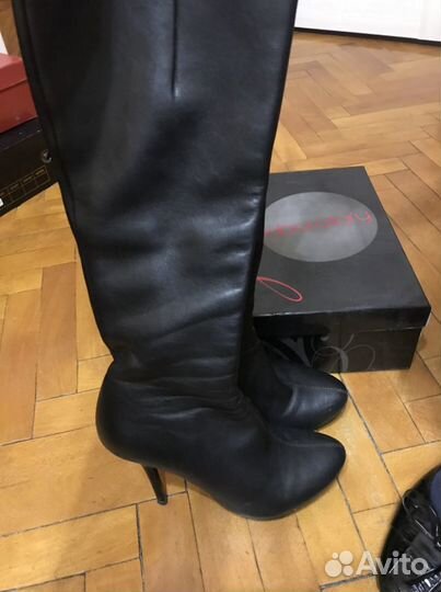 Сапоги натуральная кожа осень весна демисезон