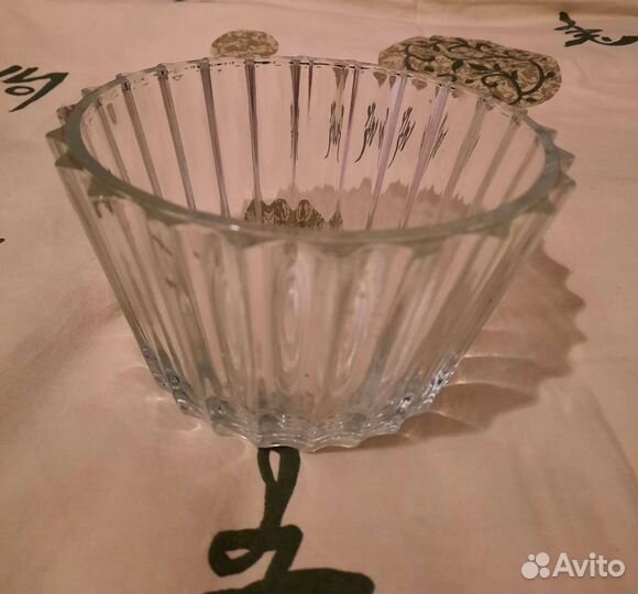 Стеклянные салатники-конфетницы,фарфоровый СССР