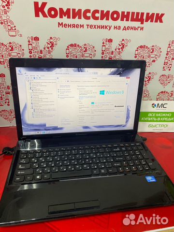 Ноутбук Lenovo G580 Celeron 1000m/2OZU/HDD450 иш1