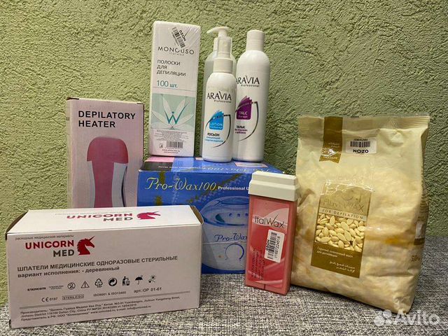 Набор для депиляции воском новый