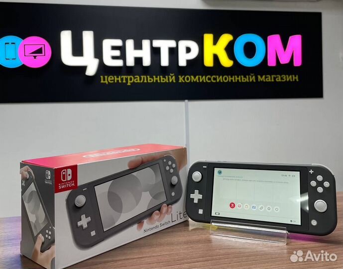 Новая игровая приставка Nintendo Switch Lite Gray