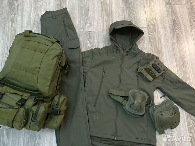 Тактический костюм softshell олива