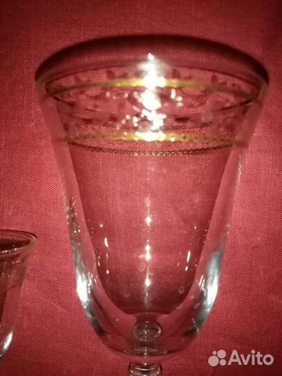 Бокалы под вино, 6 абсолютно новые, стекло