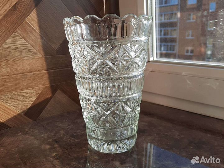 Ваза хрустальная времен СССР