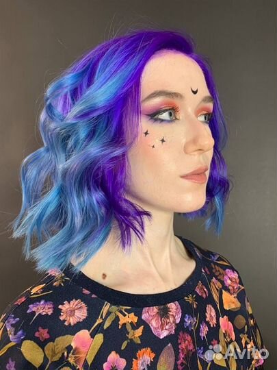 Окрашивание и стрижка волос