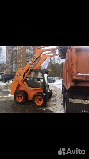 Услуги мини погрузчика