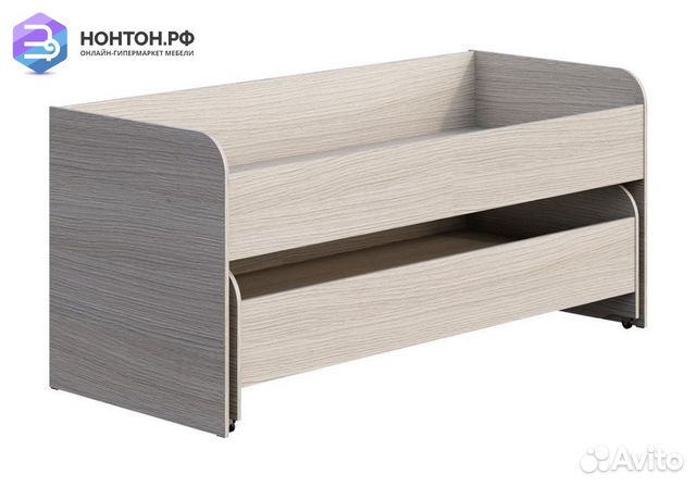 Двухъярусная кровать Мийа-3А ясень шимо светлый