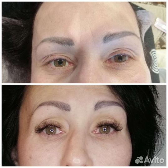 Наращивание ресниц, ламировиние ресниц и бровей