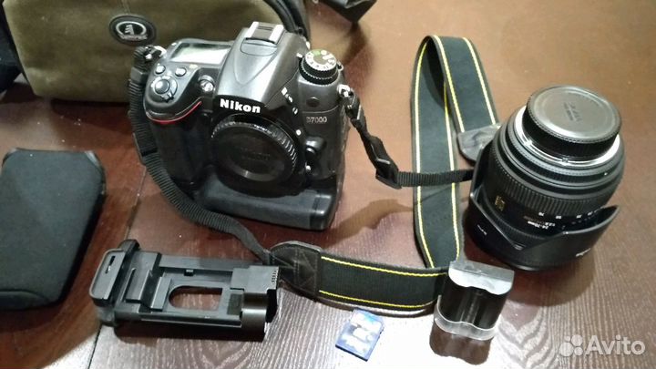 Sigma 24-70 + nikon d7000 + ручка + сумка