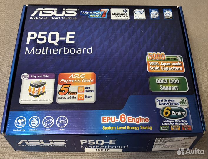 Материнская плата Asus P5Q-E