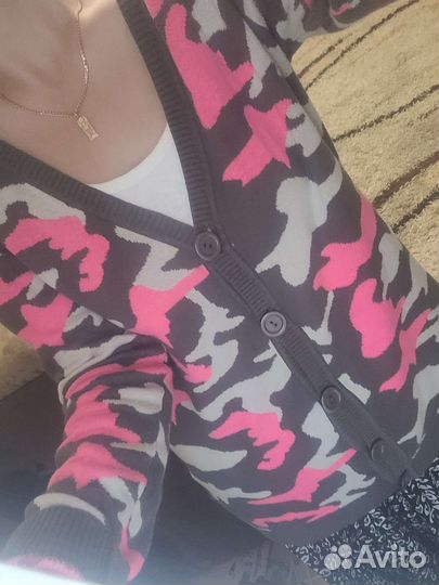 Кардиган удлинённый