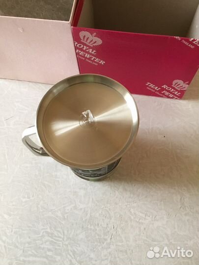 Кружка для пива или чая Дубаи металл,массивная