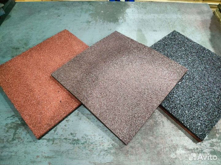Резиновая плитка 500х500,резиновое покрытие