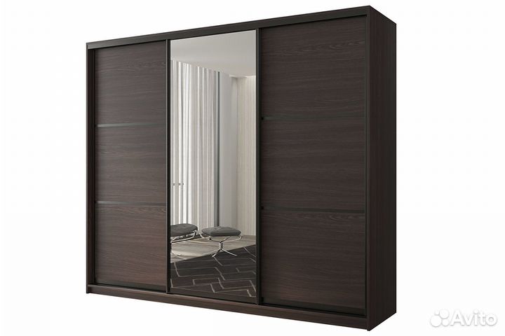 Шкаф-купе 3-дверный 