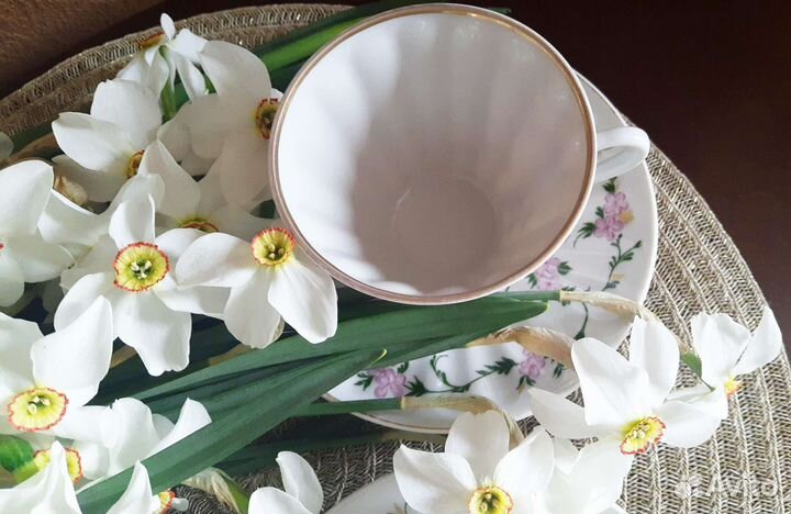 Фарфоровая чайная пара лфз