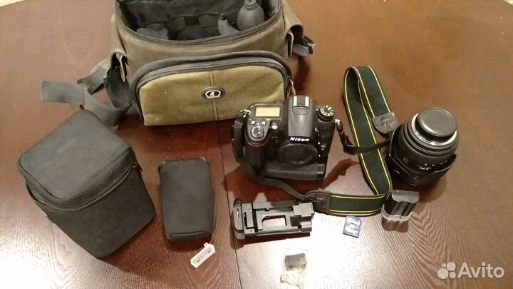 Sigma 24-70 + nikon d7000 + ручка + сумка