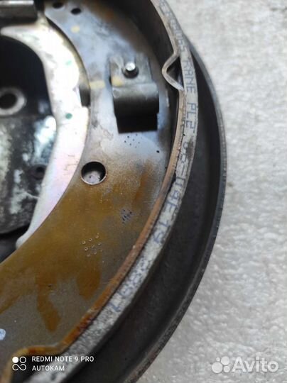 Тормозной щит задний цилиндр Volkswagen polo 5