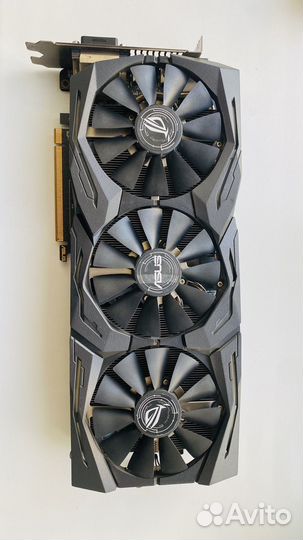 Видеокарта asus rog strix rx 580 o8g gaming