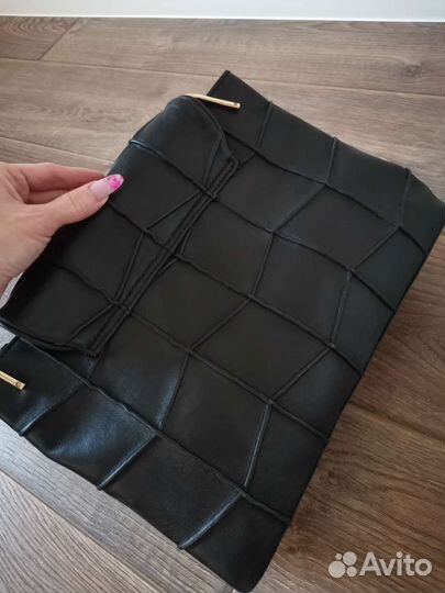 Сумка кожаная от zara