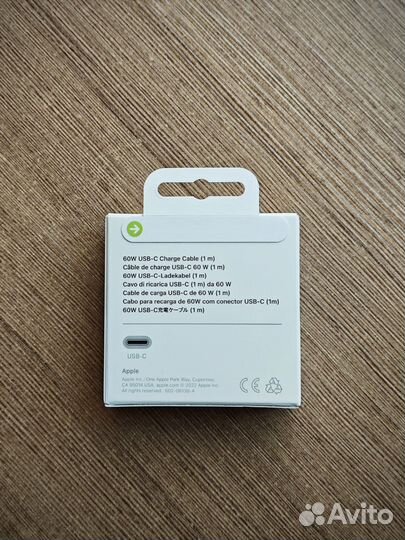 Кабель Apple USB-C Woven Charge Cable 1m 60w