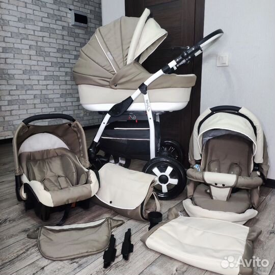 Коляска Verdi Zipy eco 3 в 1 идеальное состояние