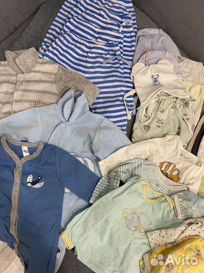 Пакет вещей на малыша 68
