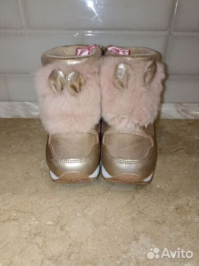 Сапожки дутики для девочки