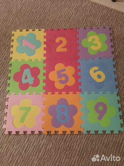 Мягкий коврик пазл для детей