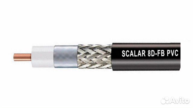 Кабель Scalar 10D-FB CCA / 8D-FB PVC Black