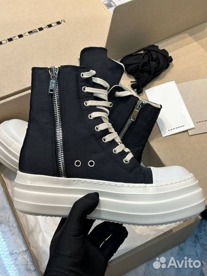 Rick owens drkshdw высокие кеды