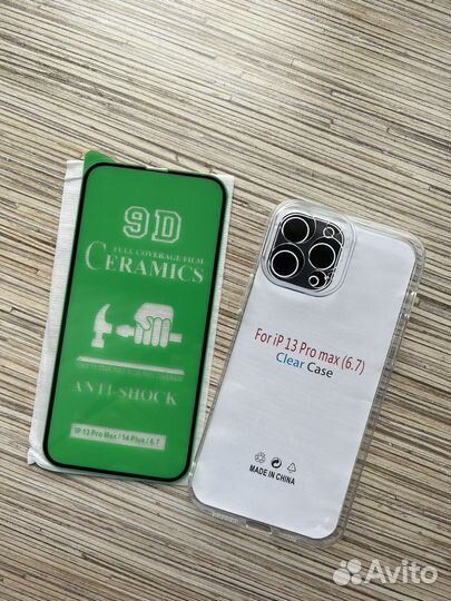 Чехол на iPhone 13 pro max прозрачный