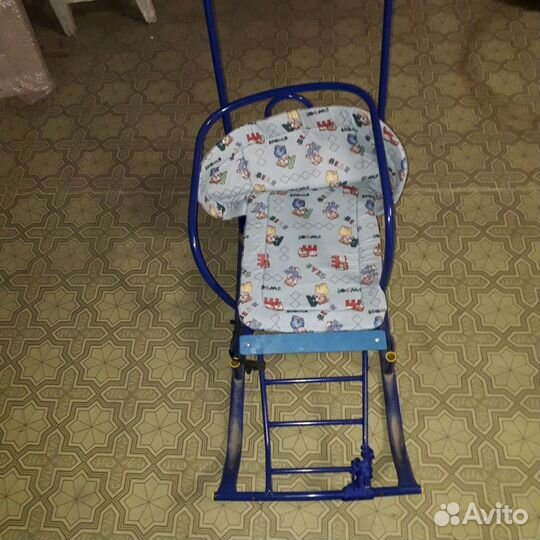 Санки на колесах детские
