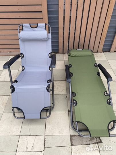 Кресло,раскладушка,кресло шезлонг, 3в1
