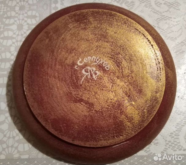 Декоративная тарелка, ручная роспись