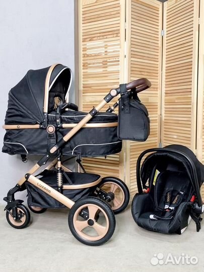 Детская коляска luxmom 518 (3в 1)