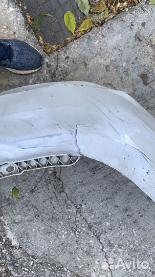 Бампер передний volkswagen polo-битый