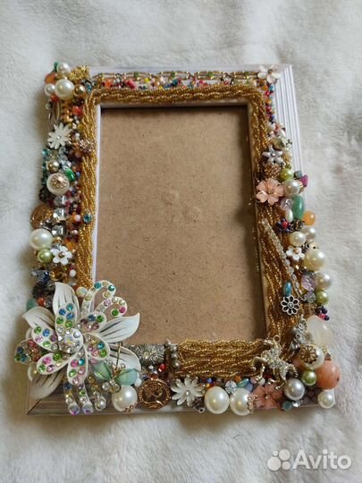 Рамка для фото ручная работа