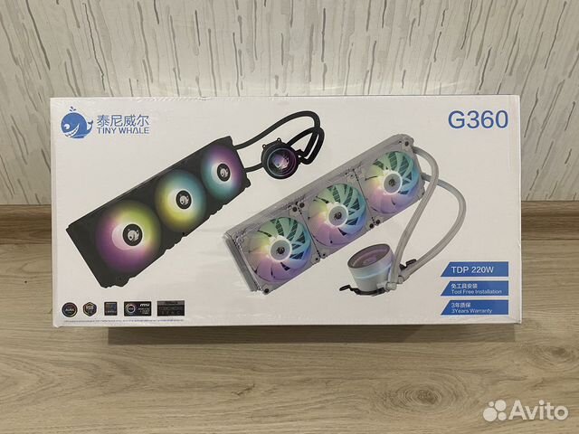 Система охлаждения Tiny Whale G360 argb White