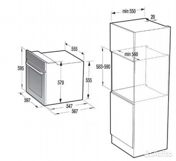 Gorenje BO737E114b электрический духовой шкаф