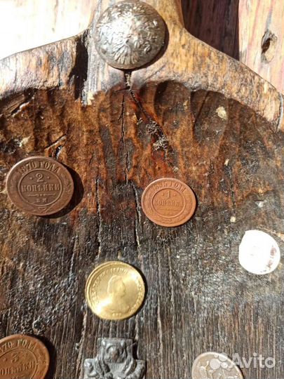 Панно с монетами Российской Империи