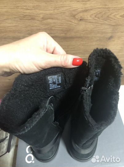 Сапоги зимние для девочки ecco