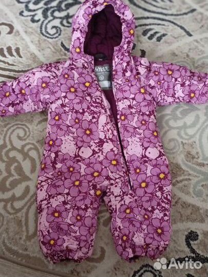 Зимний комбинезон 74 80 для девочки