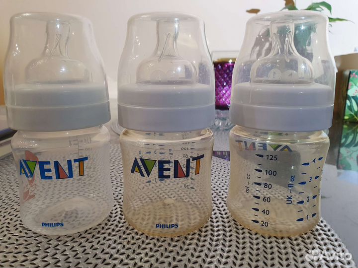 Бутылочки для кормления avent