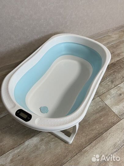 Ванночка для купания складная с термометром