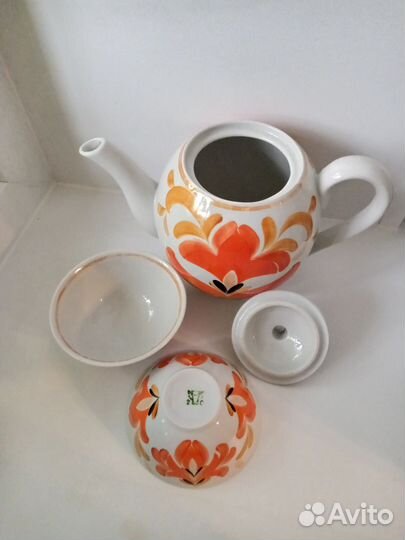 Чайник заварочный большой СССР, пиалы