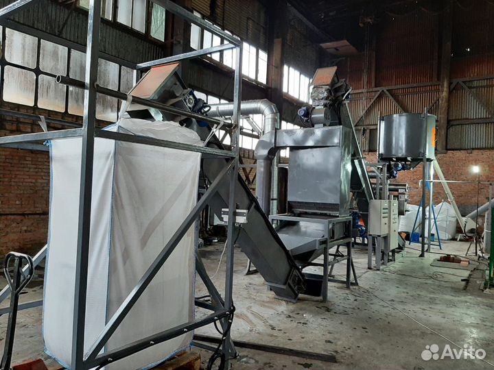 Линия гранулирования лузги 1/ч