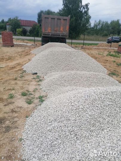 Песок, щебень в наличии