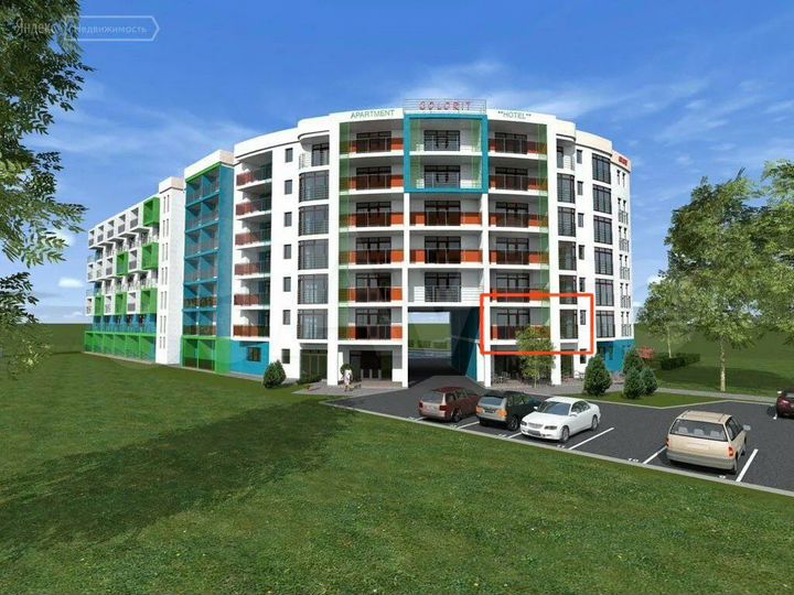 Своб. планировка, 72,4 м², 2/7 эт.