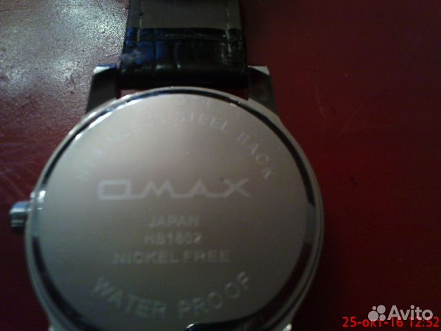 Omax quartz Crystal water proof japan nickel free