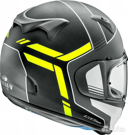 Мотошлем Arai Profile-V, цвет Tube Fluor Yellow